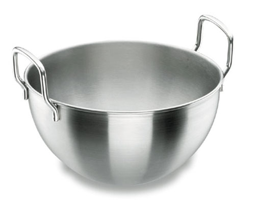 TIGELA 26CM-4L SEMIESFERICA C/ASAS INOX